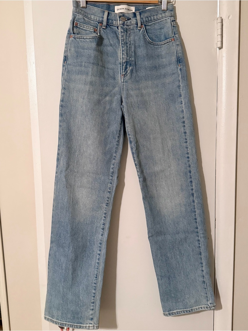 Denim Forum 90s Naomi Super Hi Stovepipe Jeans